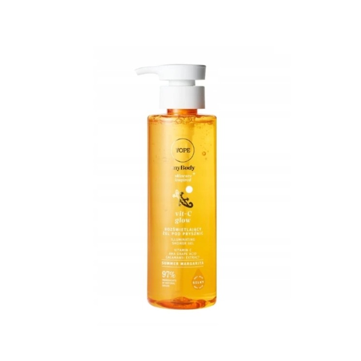 YOPE myBODY Vit-C Glow rozświetlający Żel pod prysznic Summer Margarita 300 ml