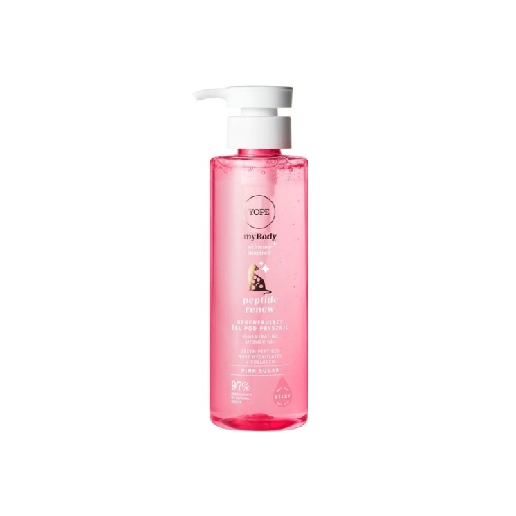 YOPE myBODY Peptide Renew regenerujący Żel pod prysznic Pink Sugar 300 ml