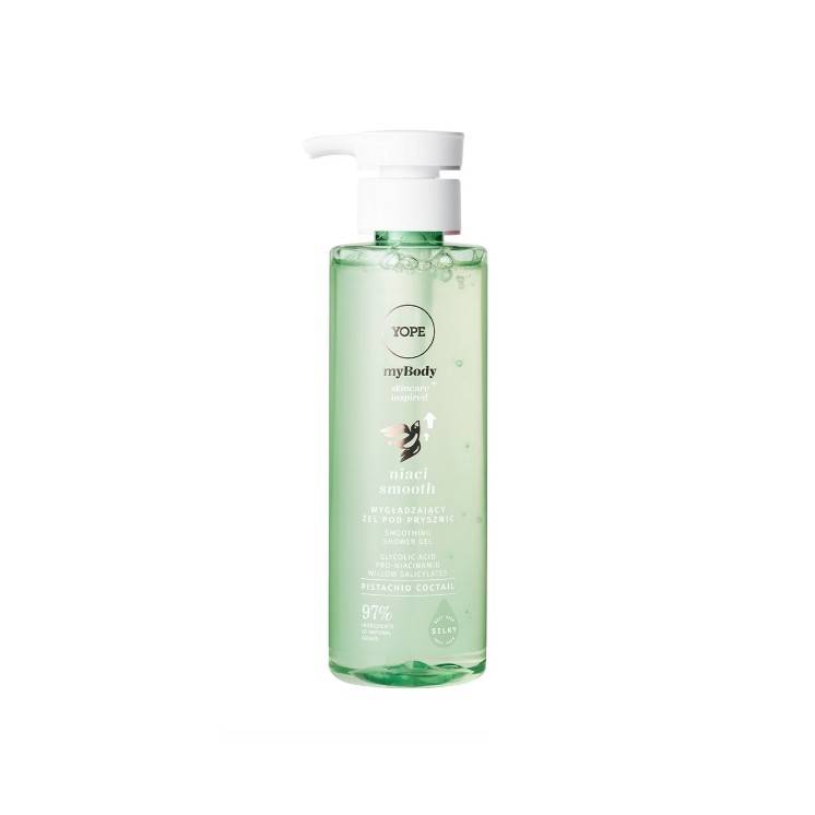 YOPE myBODY Niaci Smooth wygładzający Żel pod prysznic Pistachio Coctail 300 ml