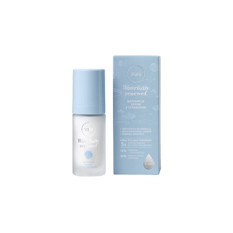 YOPE Waterfully Renewed naprawcze Serum do twarzy z Ceramidami 30 ml