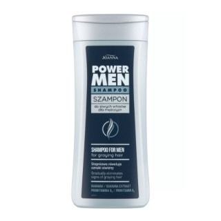 Joanna POWER MEN Szampon do włosów niwelujący siwiznę 200 ml