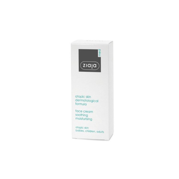 Ziaja Med atopic Dermatological treatment Заспокійливий і зволожуючий крем для обличчя 50 мл