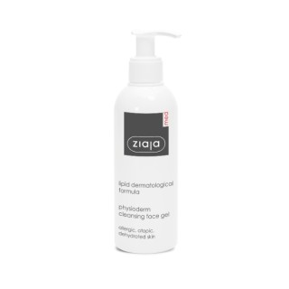 Gel nettoyant visage Ziaja Med Lipid Treatment pour peaux atopiques/allergiques 200 ml
