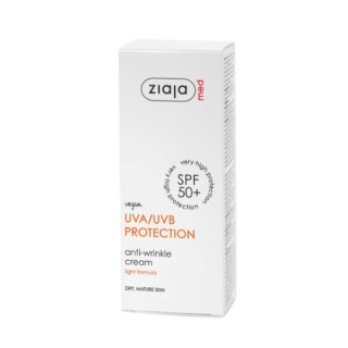 Ziaja Med Protective Treatment Crème visage anti-rides pour peaux sèches SPF50 + 50 ml