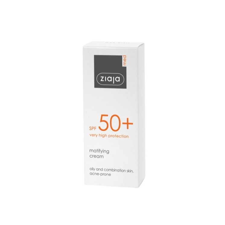Ziaja Med Protective Treatment Mattierende Gesichtscreme SPF50 + 50 ml