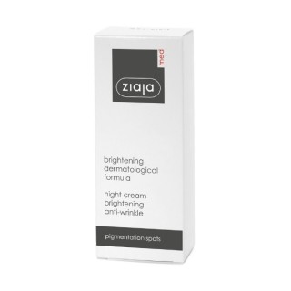 Ziaja Med Whitening treat Нічний крем для обличчя проти зморшок 50 мл