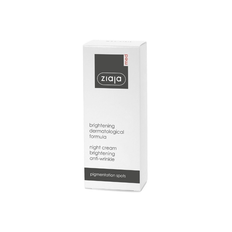 Ziaja Med Whitening behandeling Anti-rimpel nacht gezichtscrème 50 ml