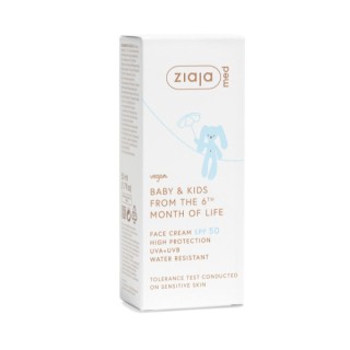 Ziaja Med Kids Sonnenschutz-Gesichtscreme SPF50 50 ml