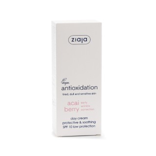 Ziaja Acai Berries Protective and soothing day face cream SPF10 low protection 50 ml