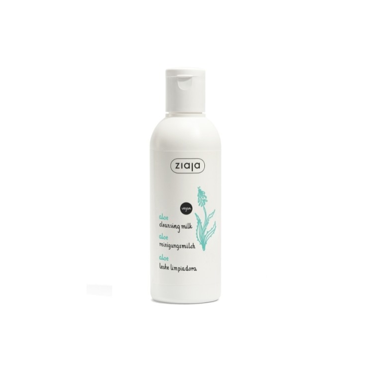 Ziaja Aloe Reinigungsmilch zum Entfernen von Make-up, 200 ml
