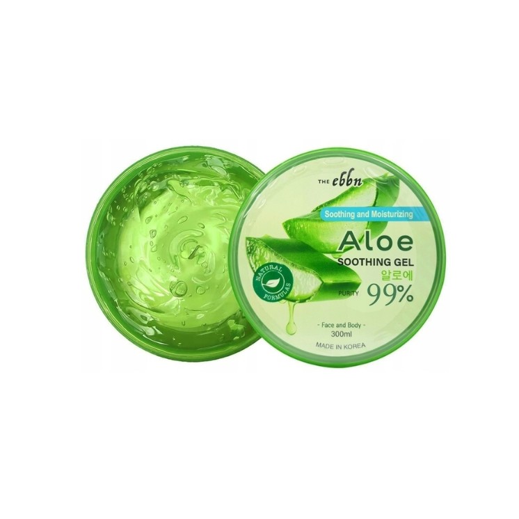The Ebbn aloesowy Żel do twarzy i ciała 99% Aloes 300 ml