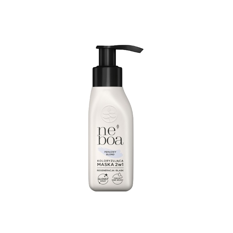 Neboa 2w1 koloryzująca Maska do włosów Jasny Perłowy Blond 100 ml