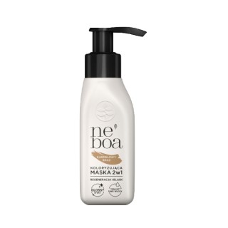 Neboa 2w1 koloryzująca Maska do włosów Karmelowy Brąz 100 ml