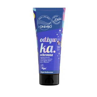 OnlyBio Hair in Balance x Wedel ochronna Odżywka do włosów Ptasie Mleczko Jagodowy Shake 200 ml