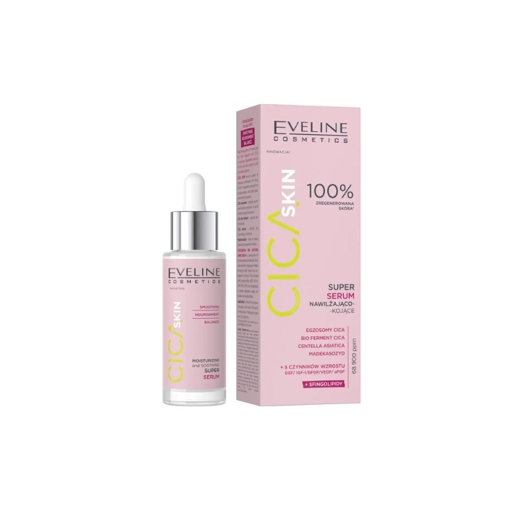 Eveline Cica Skin Super Hydraterend en Verzachtend Gezichtsserum 30 ml