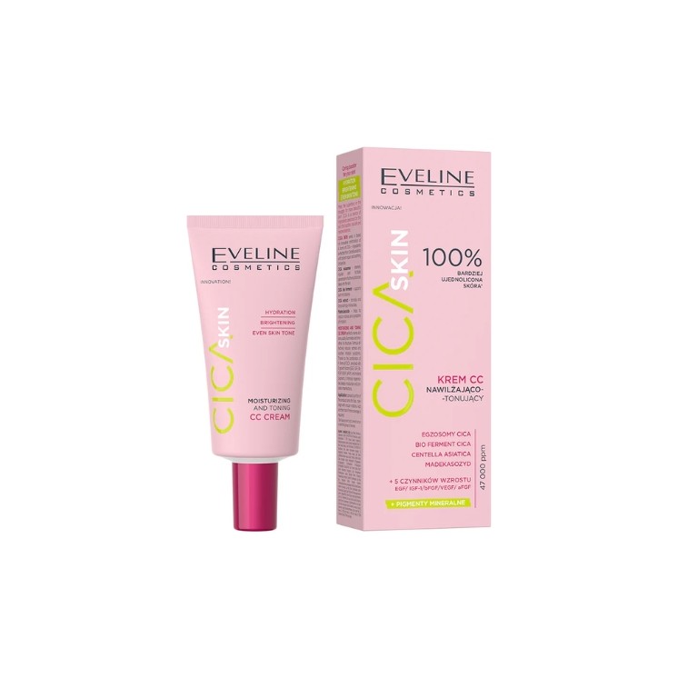 Eveline Cica Skin nawilżająco - tonujący Krem CC do twarzy 30 ml
