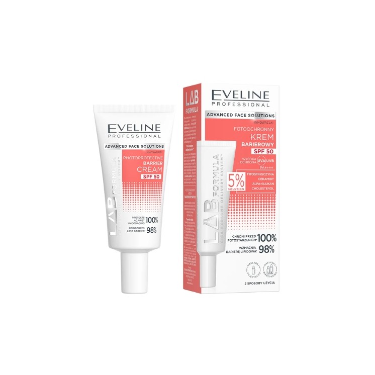Фотозахисний бар'єрний крем для обличчя Eveline Lab Formula SPF50 40 мл