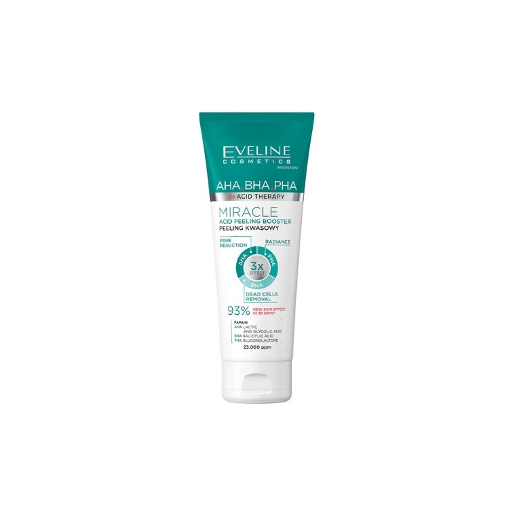 Eveline 3xAcid AHA BHA PHA Miracle Acid Facial Peeling 75 ml