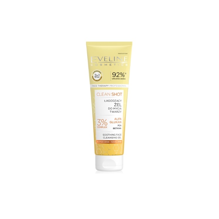 Eveline Clean Shot Beruhigendes Gesichtswaschgel 140 ml