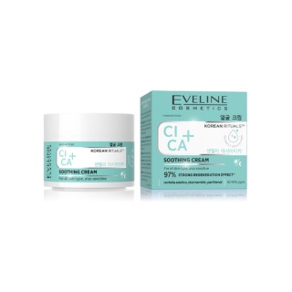 Крем для обличчя Eveline Korean Rituals Cica + Soothing Face Cream 50 мл Крем для обличчя Eveline Korean Rituals Cica + Soothing Face Cream 50 мл