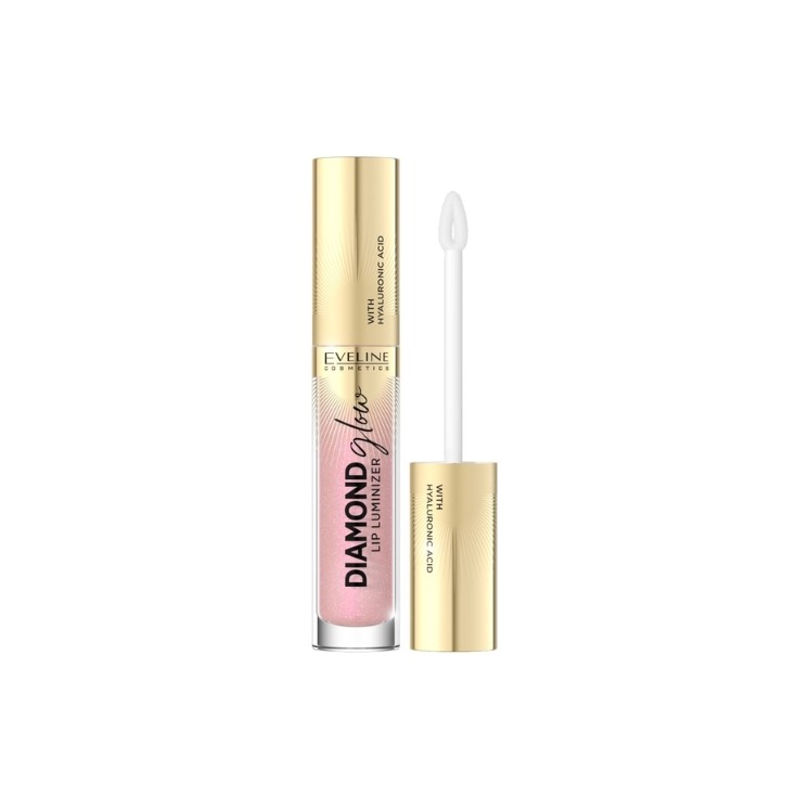 Eveline Diamond Glow Błyszczyk do ust z kwasem hialuronowym /14/ Angel Kiss 4,5 ml