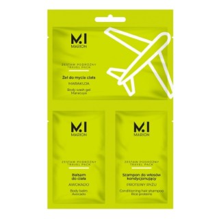 Marion Travel Pack : Gel douche + Lait corporel + Shampoing (30-06-2026)