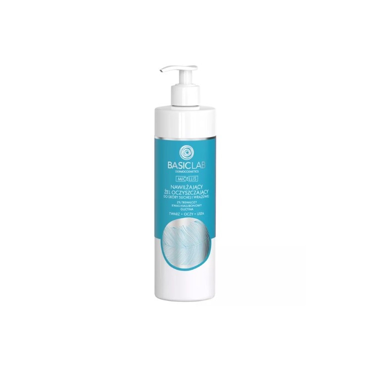 BasicLab Micellis Hydraterende Reinigingsgel voor Droge en Gevoelige Huid 300 ml