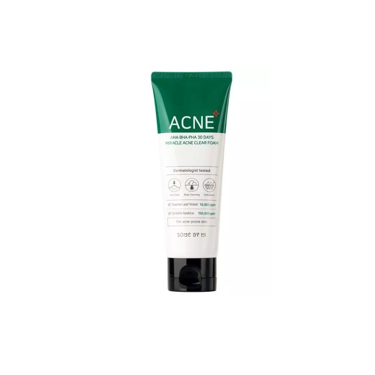 Some By Mi AHA - BHA - PHA 30 Days Miracle Sanfter Reinigungsschaum mit Säuren 100 ml