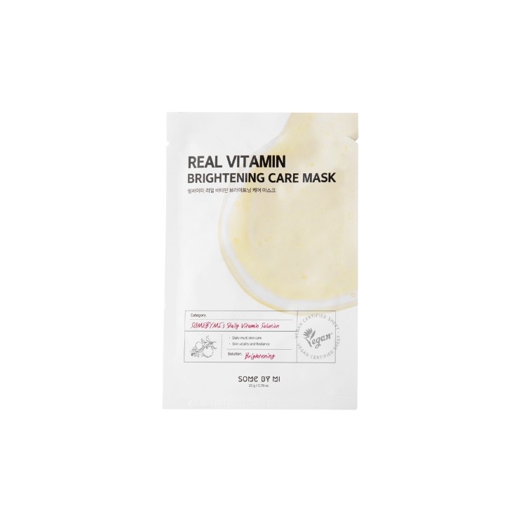 Some By Mi Real Vitamin rozjaśniająca Maska do twarzy w płachcie 20 g