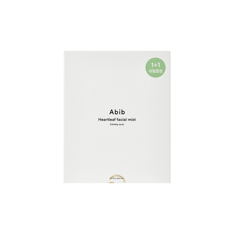 Abib Heartleaf Feuchtigkeitsspendendes Gesichtsspray – 150 ml + Nachfüllpackung 150 ml