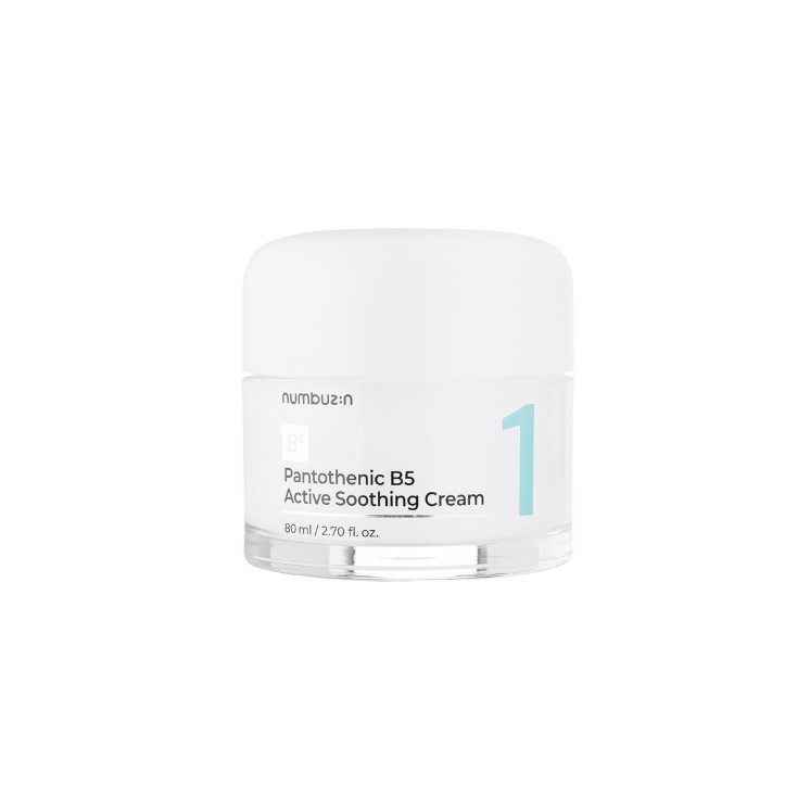 Numbuzin No.1 Pantothenic B5 Kojący Krem do Twarzy 80 ml