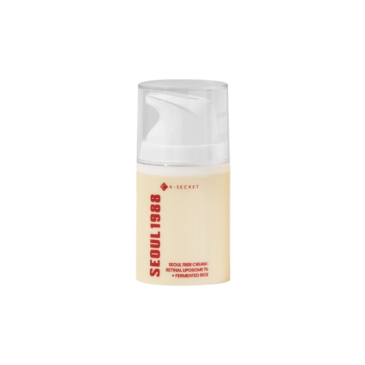 K-SECRET SEOUL 1988 Cream : Retinal Liposome 1% + Fermented Rice Ujędrniający Krem z Retinalem 50 ml