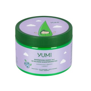 Yumi Blueberry Masker voor Laag Poreus Haar 300 ml Yumi Blueberry Masker voor Laag Poreus Haar 300 ml