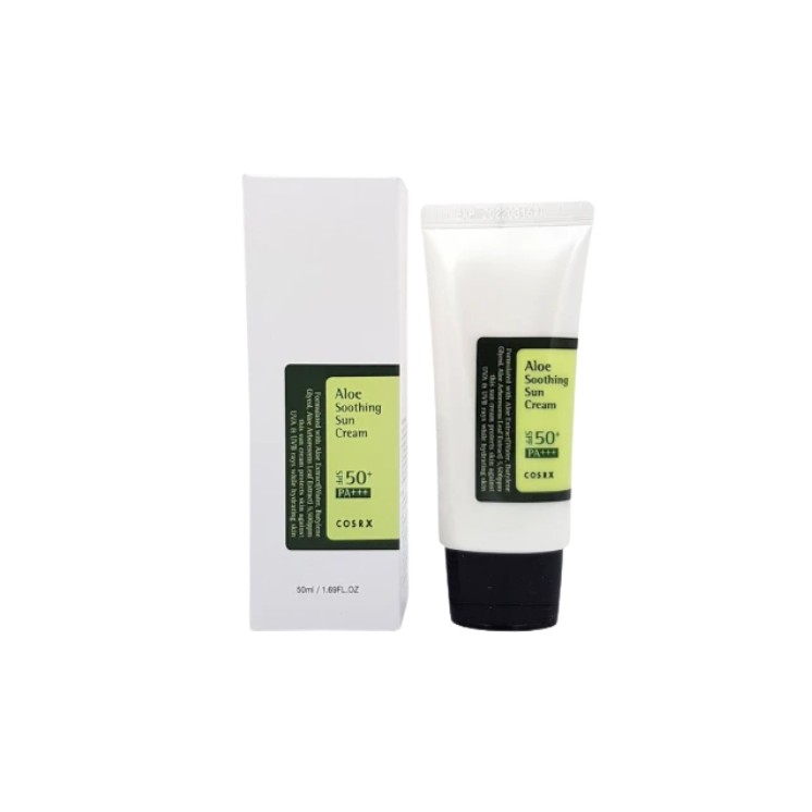 COSRX Aloe Soothing Sun Cream łagodzący Krem do opalania SPF50+ 50 ml