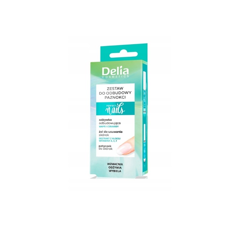 Delia Perfect Nails Zestaw do odbudowy paznokci 3w1 