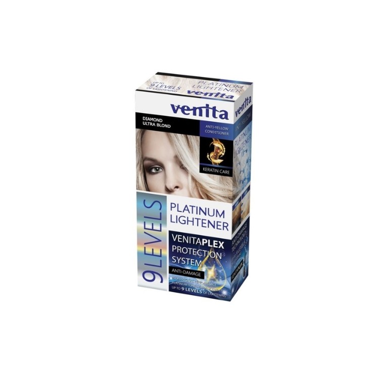 Venita 9 Levels Platinum Lightener Rozjaśniacz do włosów 9 tonów 125 ml