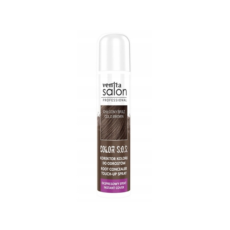 Venita Salon Professional Color S.O.S. Korektor koloru do odrostów Chłodny Brąz 75 ml