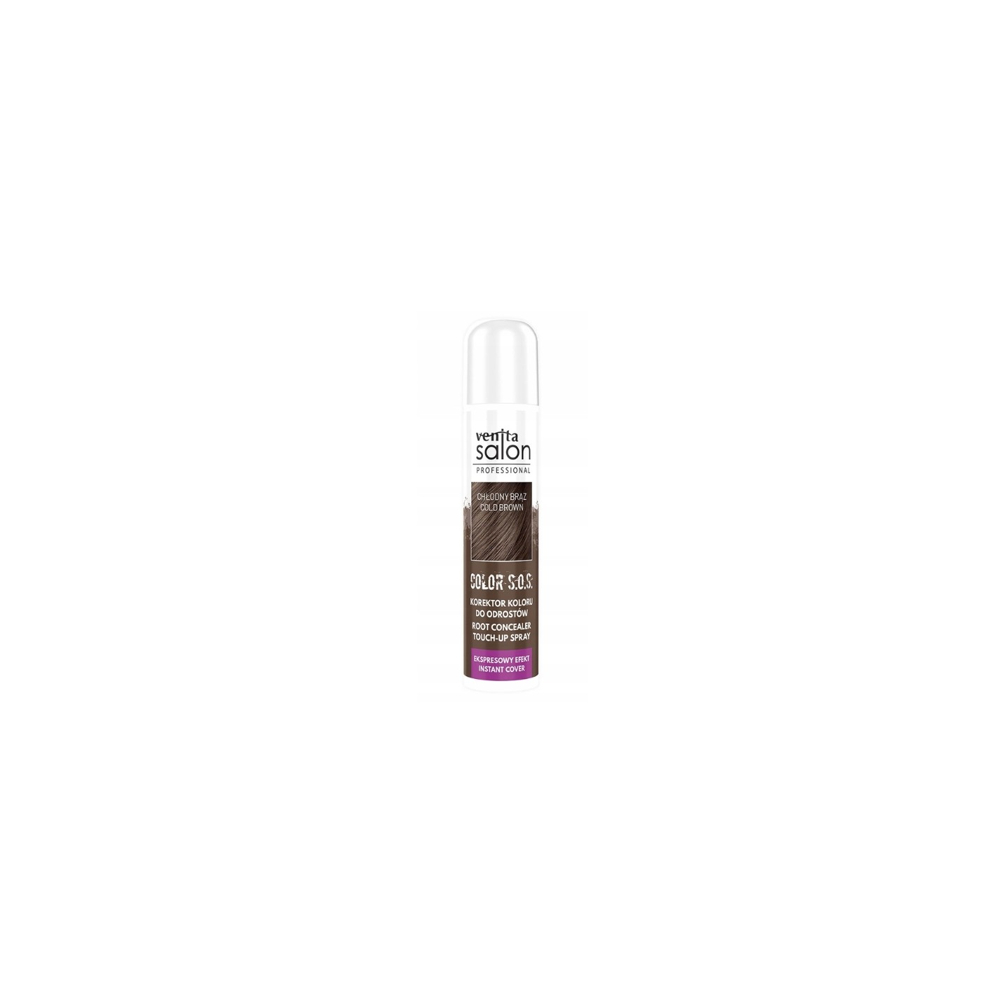 Correcteur de couleur racine Venita Salon Professional Color SOS, brun froid, 75 ml