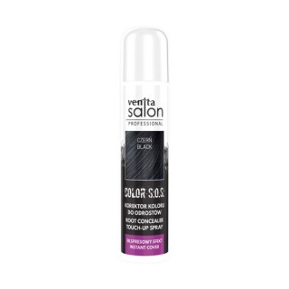 Коректор кольору волосся від коренів Venita Salon Professional Color SOS чорний 75 мл