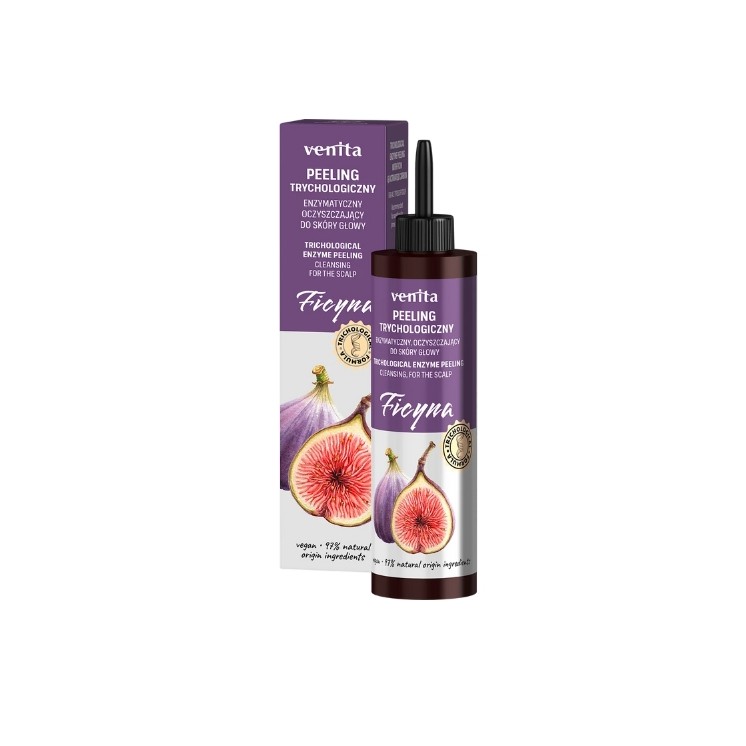 Venita trychologiczny enzymatyczny Peeling do skóry głowy Ficyna 100 ml