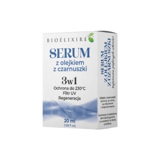 Sérum capillaire à l'huile de nigelle BioElixire Protection UV et régénération 20 ml
