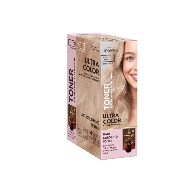 Joanna Ultra Color Toner do włosów Rose latte 100 g