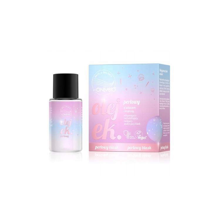 OnlyBio Hair in Balance Pearl Hair Oil met opaalachtig oplichtend effect 20 ml