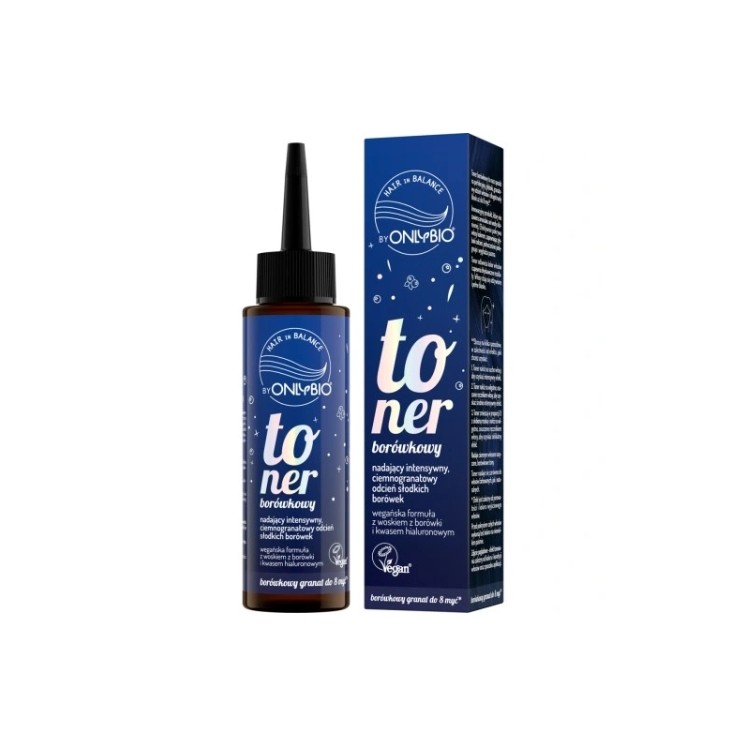 OnlyBio Hair in Balance Toner do włosów Borówkowy 100 ml