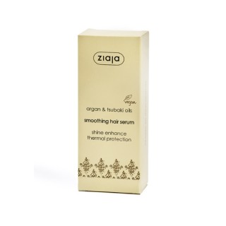 Sérum lissant pour cheveux Ziaja Argan Satin aux huiles d'argan et de tsubaki 50 ml