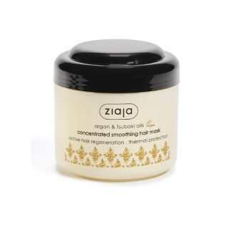 Ziaja Argan konzentrierte glättende Haarmaskenbehandlung mit Argan- und Tsubaki-Ölen 200 ml