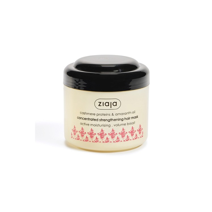 Ziaja Cashmere geconcentreerd Haarmasker versterkende kasjmierbehandeling met amarantolie 200 ml