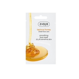 Ziaja Masque visage lissant au miel et au tapioca pour peaux sensibles 7 ml