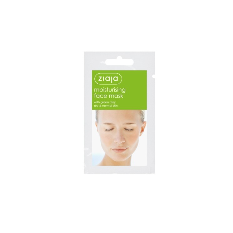 Ziaja Hydraterend gezichtsmasker met groene klei 7 ml