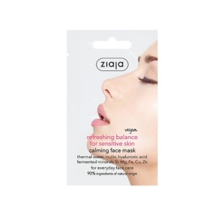 Masque visage au yaourt Ziaja Équilibre du microbiome pour peaux sensibles 7 ml